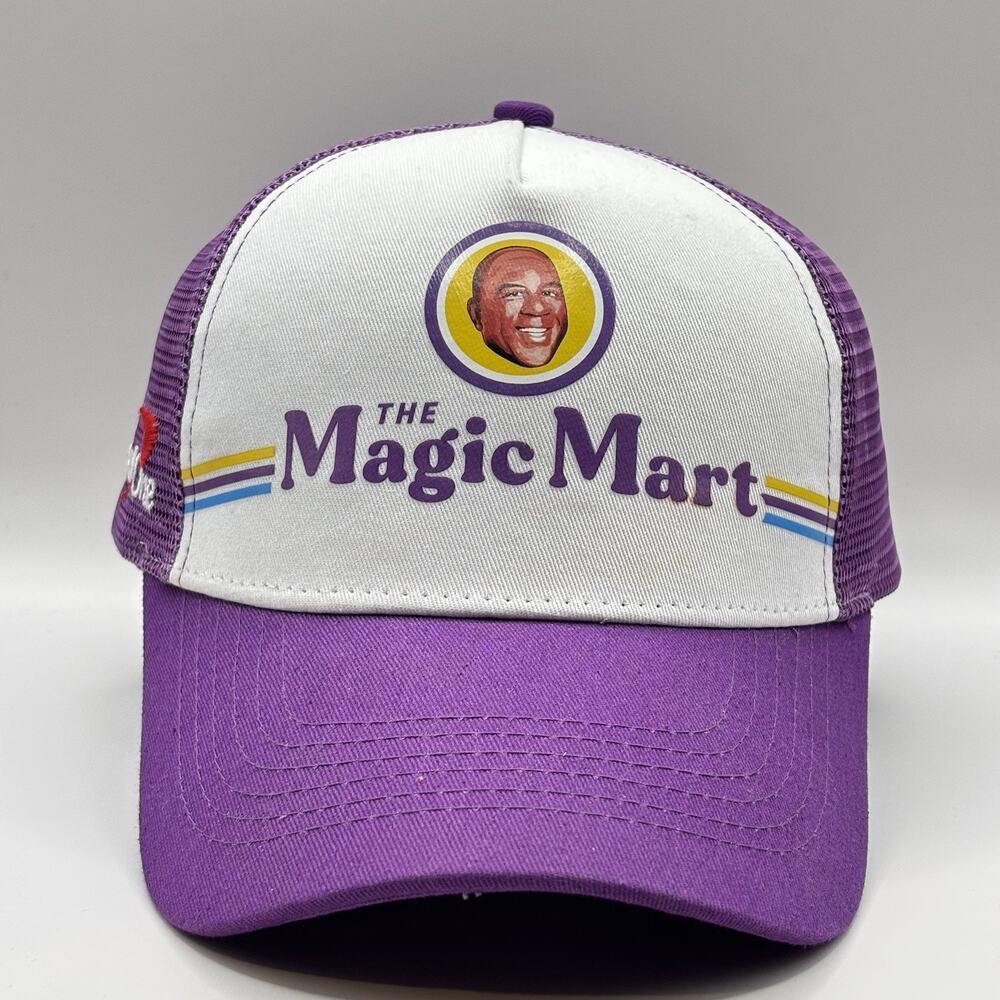The Magic Mart Chuck Stop Charles Barkley Magic Johnson Capital One Trucker Hat